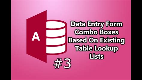 Updating table based on main form and combo box on 